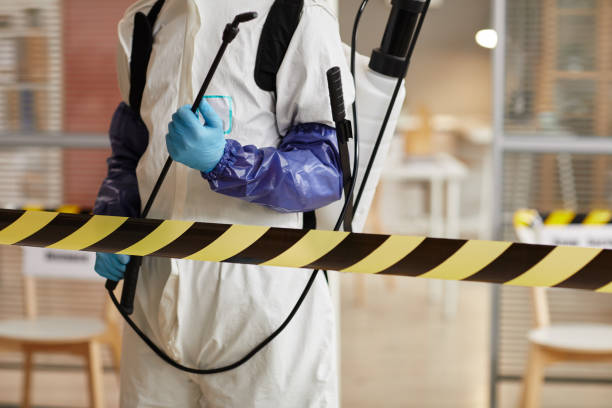Professional Biohazard Cleanup technician working in Madbury, NH